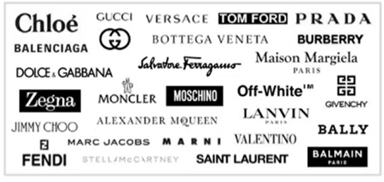 Farfetch brand logos